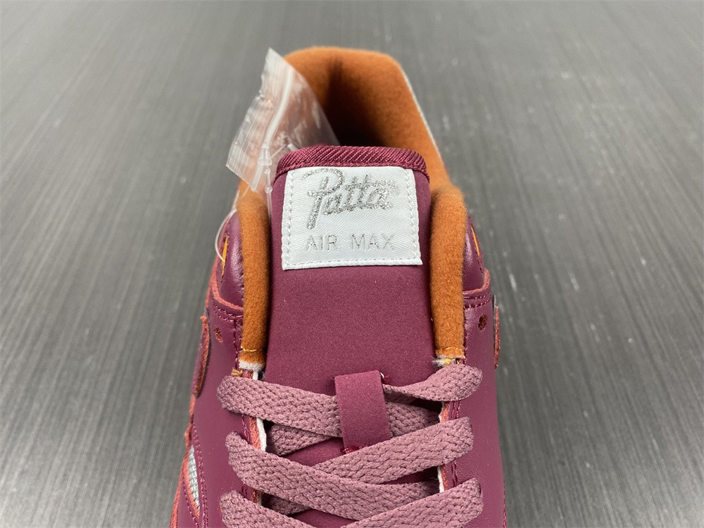 Nike Air Max 1 Patta Waves Rush Maroon  DO9549-001